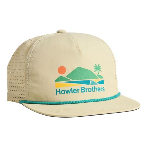 Howler Brothers Aperture Tech Strapback Hat Stone_bah
