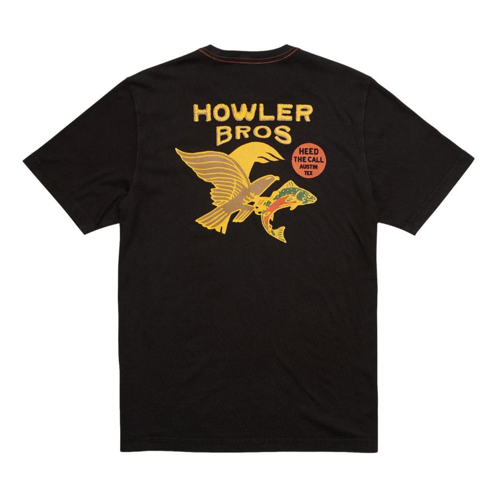 Howler Brothers Men's Osprey Prey Cotton Pocket T-Shirt BLACK