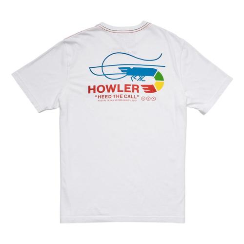Howler Brothers Men's Skrimp Cotton T-Shirt Vintagewhite