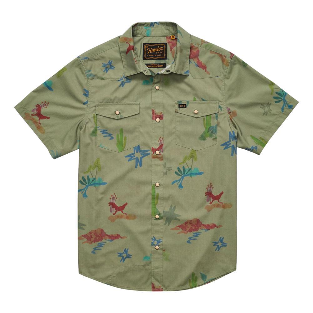 Howler Brothers Men's H Bar B Snapshirt OLIVE_VIS