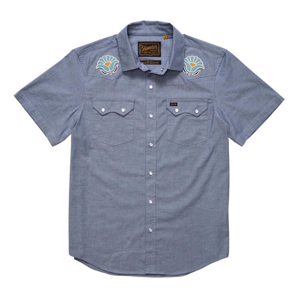 Howler Brothers Men's Crosscut Deluxe Shortsleeve Shirt INDIGO_FRE