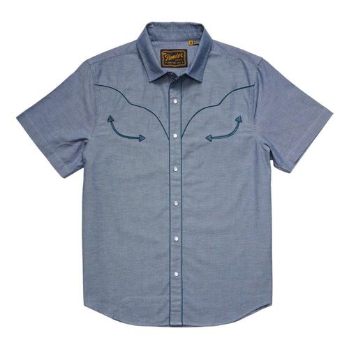 Howler Brothers Men's Broncbuster Snapshirt Indigo_ind