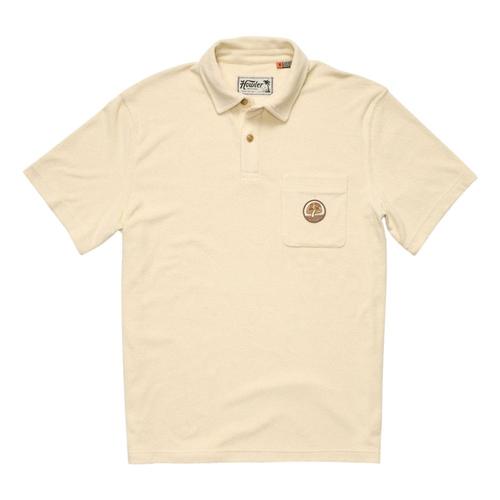 Howler Brothers Men's Plusherman Terry Polo Cream_cre