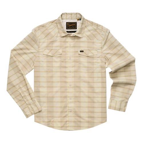 Howler Brothers Sheridan Chemise à manches longues pour homme Jacquard Herrador, Herrador Laisse en jacquard