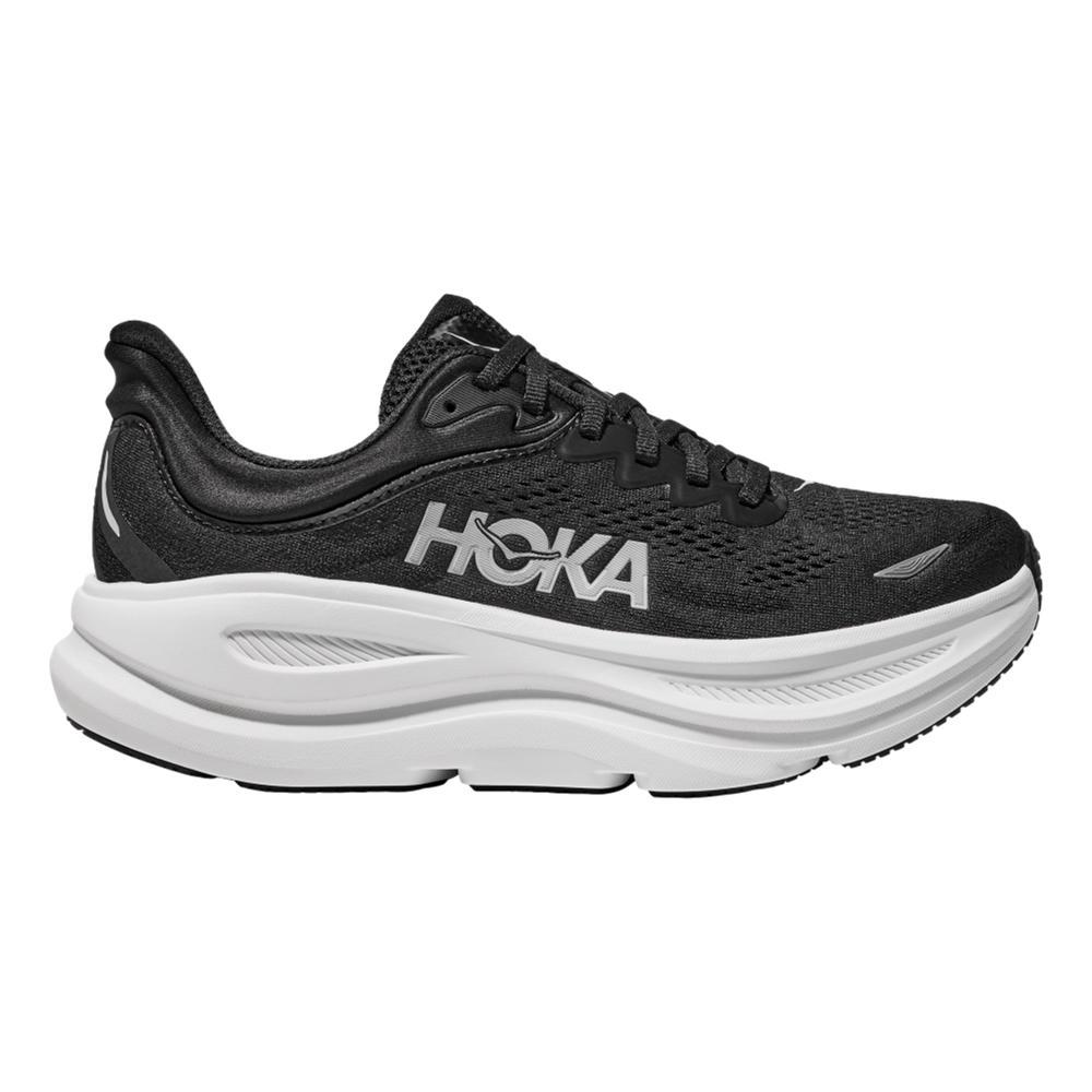 HOKA ONE ONE Men's Bondi 9 Road Running Shoes - Wide BLK.WHT_BWHT