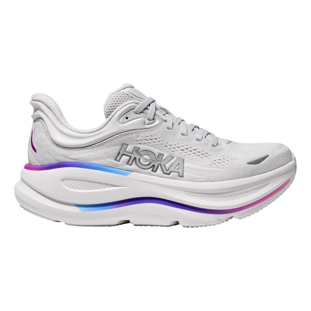 HOKA ONE ONE Women's Bondi 9 Road Running Shoes CSGRY.WHT_CYWH
