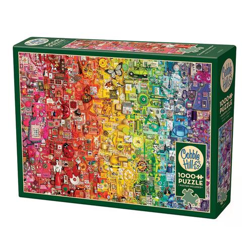 Cobble Hill Colorful Rainbow 1000 Piece Jigsaw Puzzle
