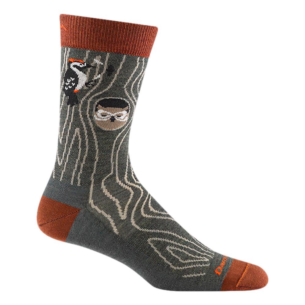 Darn Tough Men's Woody Crew Lightweight Lifestyle Socks FOREST