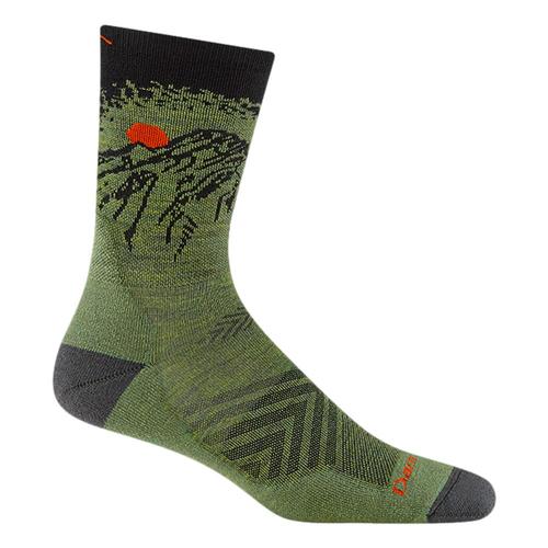 Darn Tough Men's Vert Micro Crew Ultra-Lightweight Running Socks Lichen