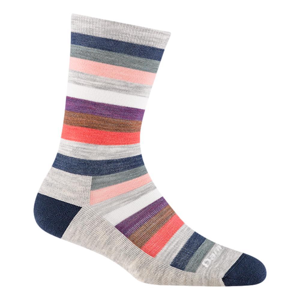 Darn Tough Women's Mystic Stripe Crew Lightweight Lifestyle Socks ASH
