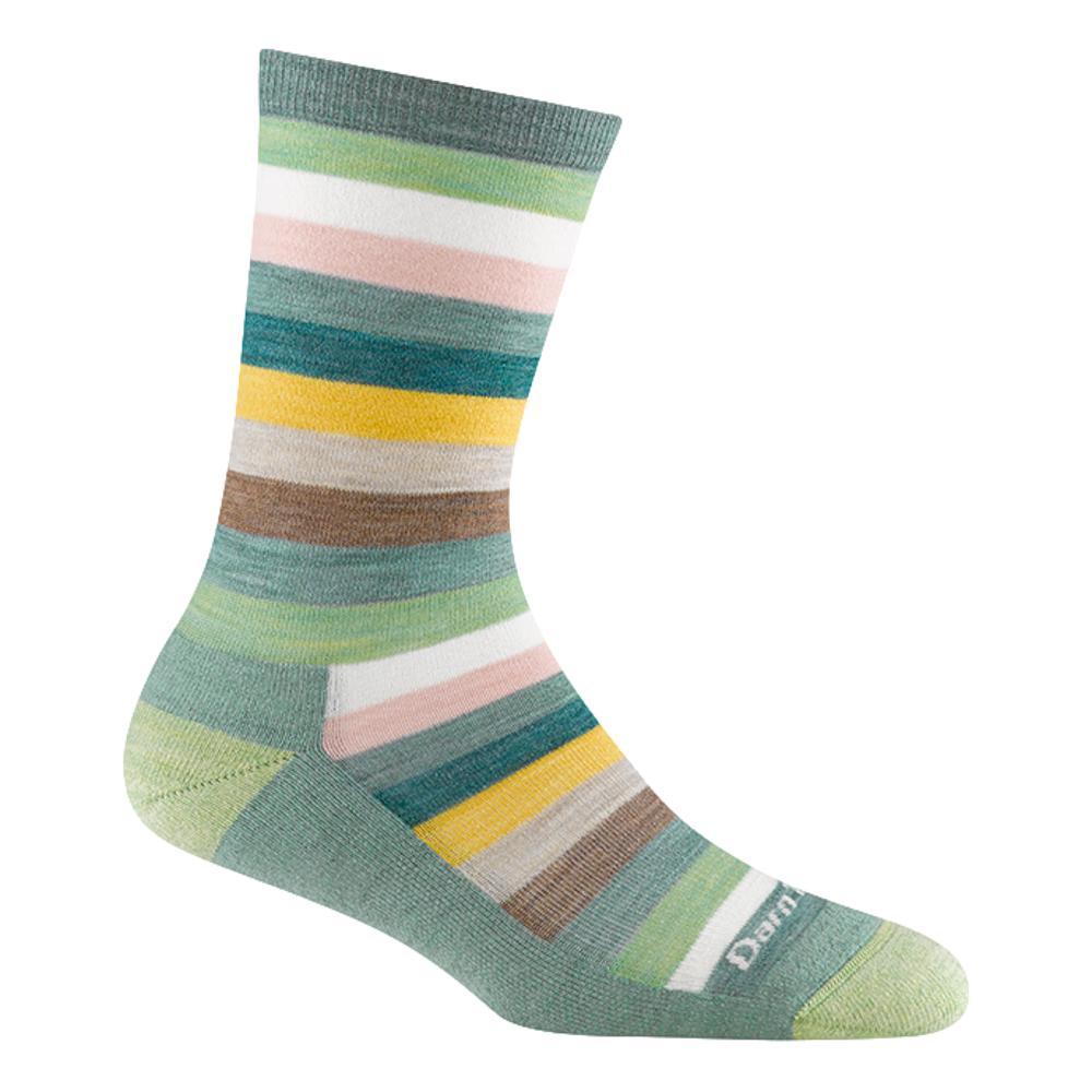 Darn Tough Women's Mystic Stripe Crew Lightweight Lifestyle Socks SEAFOAM