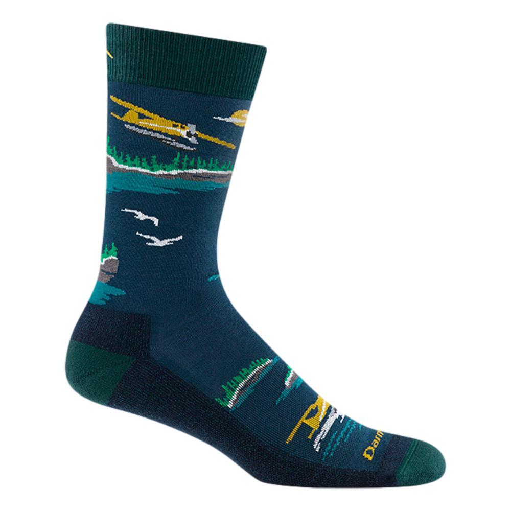 Darn Tough Men's Float Boat Crew Lightweight Lifestyle Socks MIDNIGHT