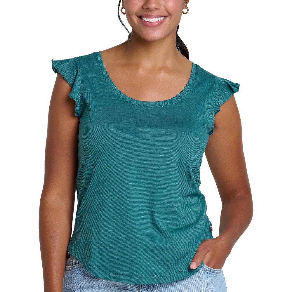 Toad&Co Women's Rufflita II Tee JASPER_380