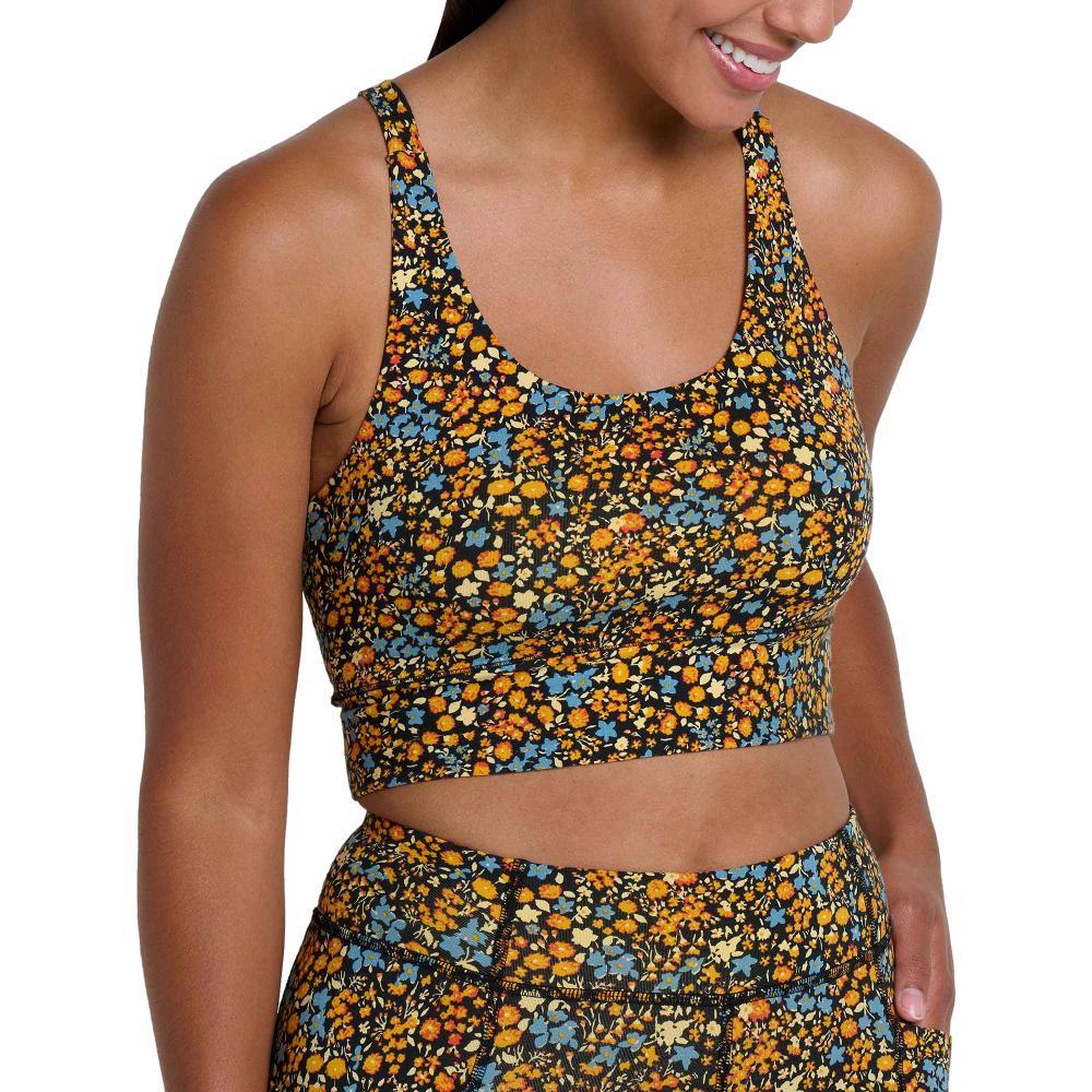 Toad&Co Women's Terrane Longline Bralette BLACKD_717