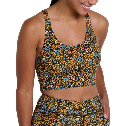 Toad&Co Women's Terrane Longline Bralette Blackd_717