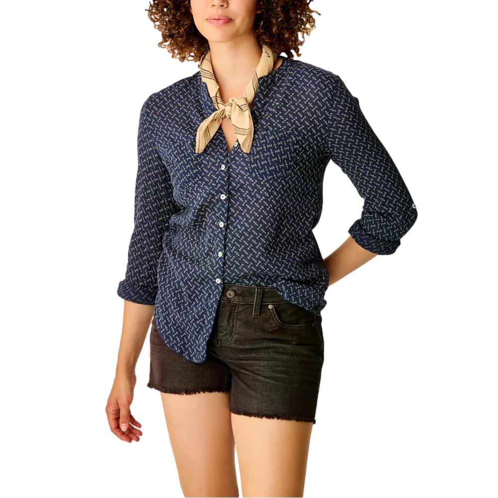 Carve Designs Women's Dylan Gauze Tunic NAVY_527