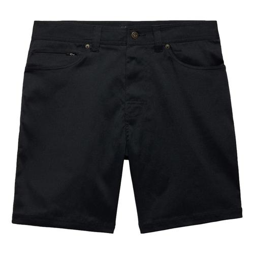 prAna Men's Stretch Zion 5 Pocket Shorts - 8in Inseam Black_001