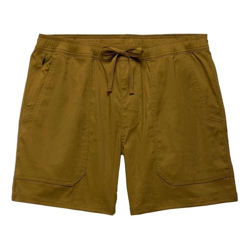 prAna Men's Stretch Zion Field Shorts - 6in Inseam Olive_301
