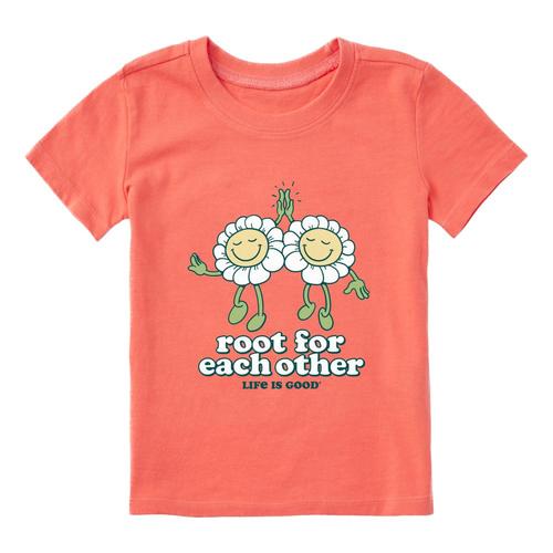 Life is Good Toddlers Root for Each Other Crusher Tee Mango