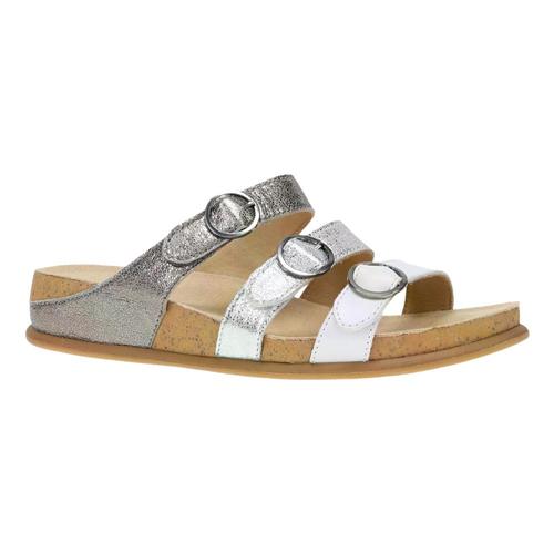 Dansko Women's Campbell Pewter Multi Sandals Pewtr.Mlt