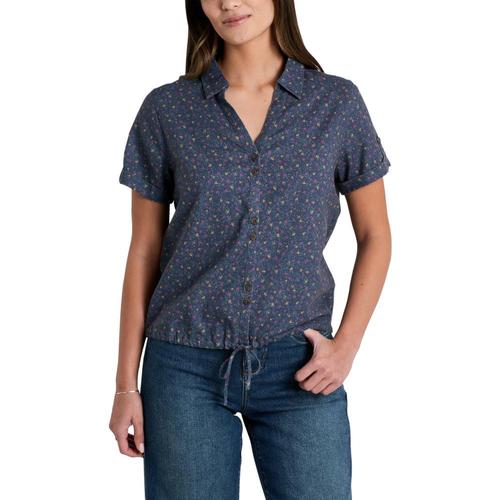 KUHL Women's Liliana Short Sleeve Shirt Indigo_ino
