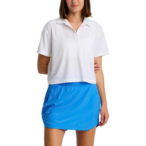 Free Fly Women's Elevate Sport Polo Bwhite_022