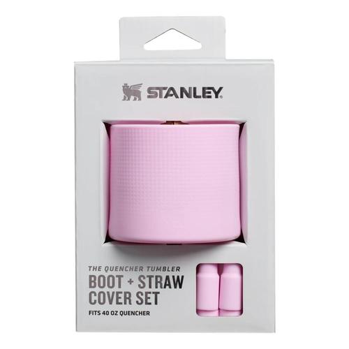 Stanley Quencher 40oz Boot and Straw Cover Set Cherry_blosm