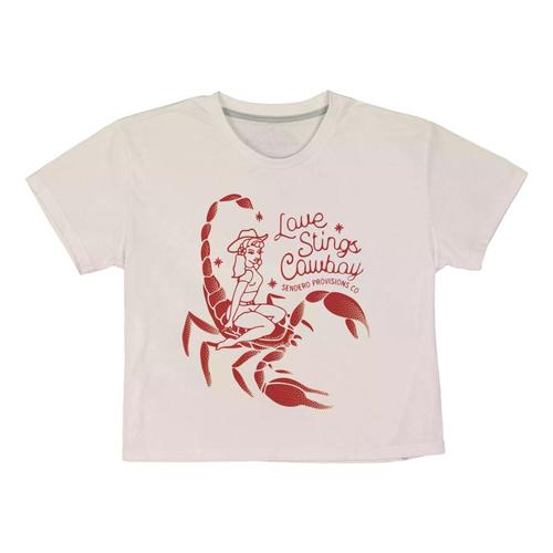 Sendero Provisions Co. Women's Love Stings Boxy Tee Vintagewhite