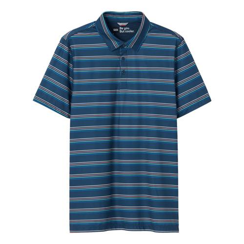 Saxx Men's DropTemp All Day Cooling UPF Performance Polo Rugby_mrd
