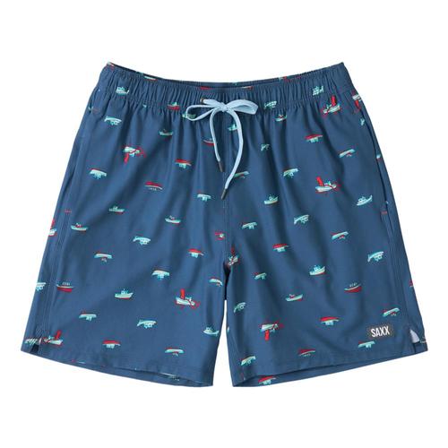 Saxx Men's Oh Buoy 2N1 Stretch Swim Volley Shorts 7in Kraken_lgk