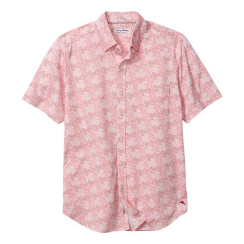 Tommy Bahama Men's San Lucio Tri Leaf Geo Stretch Knit Shirt Hula_326