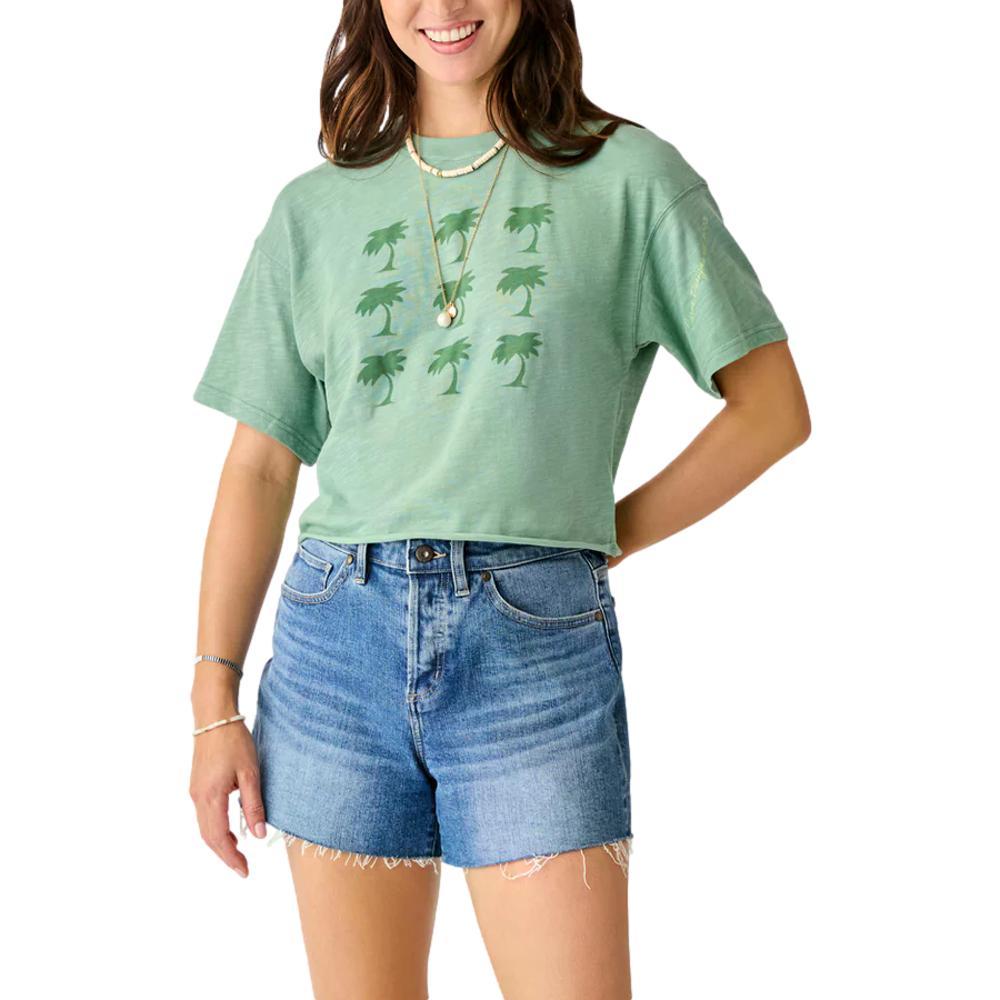 Carve Designs Women's Parker Graphic Tee HAZEGRID_040
