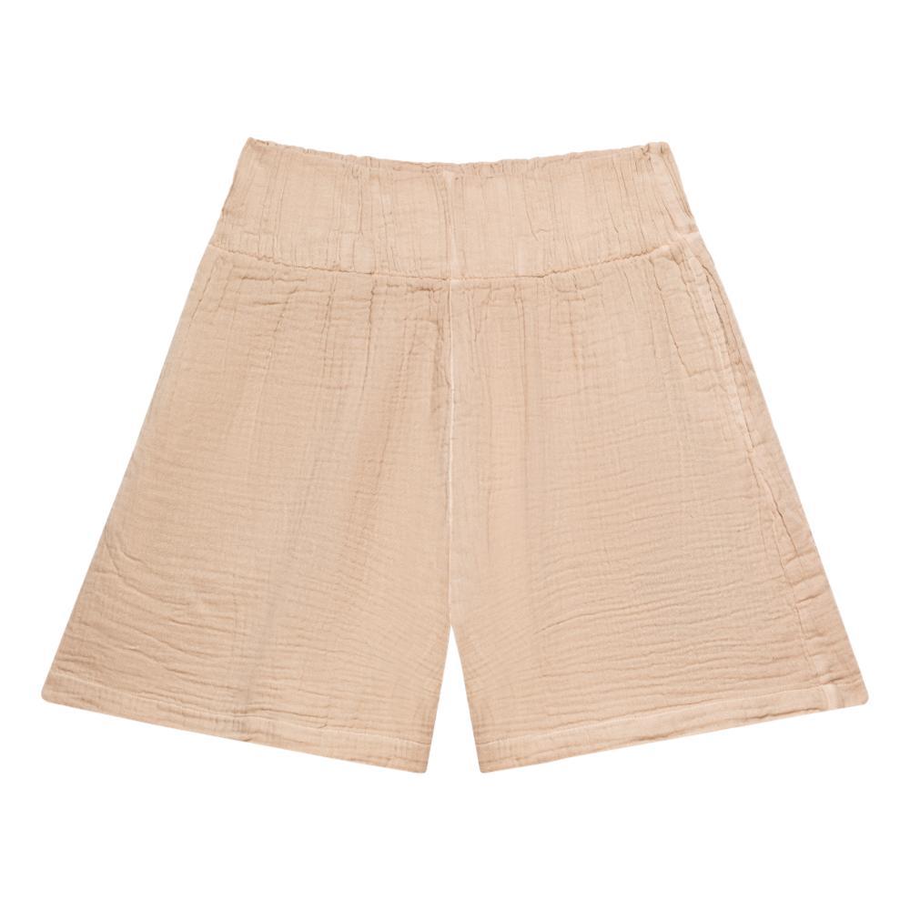 Honest Cotton Women's Crinkle Cotton Shorts ECRU