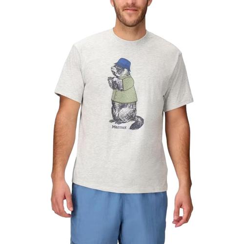 Marmot Men's Sunny Marty Short-Sleeve T-Shirt Ltgrey_8626