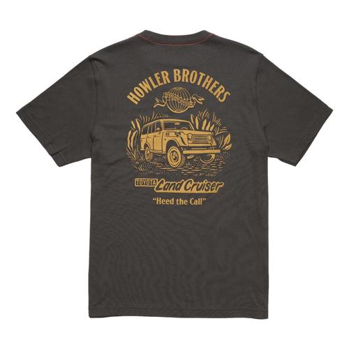 Howler Brothers Men's Toyota Land Cruiser Graphic T Antiqueblack