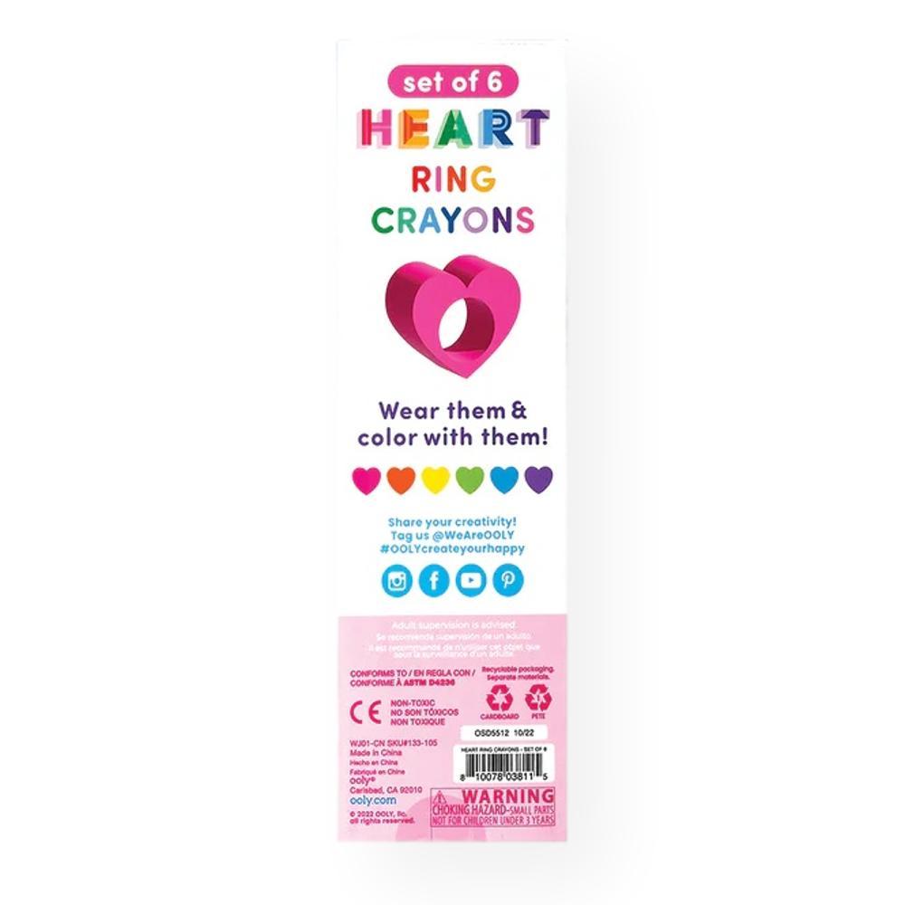 Whole Earth Provision Co.  OOLY OOLY Heart Ring Crayons