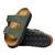  Birkenstock Women's Arizona Platform Nubuck Leather Sandals - Narrow - Bottom