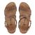  Birkenstock Women's Sibyl Ring- Buckle Oiled Leather Sandals - Narrow - Top