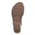  Dansko Women's Tricia Brown Milled Burnished Sandals - Bottom